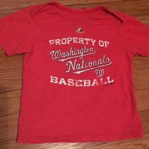 Infant MLB playoff team, Washington Nats, tshirt